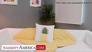 Naughty America - Blue haired beauty, Jewelz Blu, meets up with her random fuck
