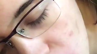 Compilation Two Blowjobs Nerdy Girl