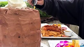 Cute amateur brunette gives pov blowjob and fuck