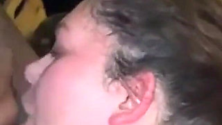 YoungEnglishBBW Sucking BBC Nata4sex Slapping his dick on my face
