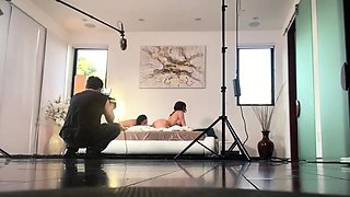 Lovely Amateur teen brunette masturbating outdoor