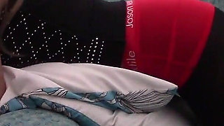 Blonde MILF in Pantyhose and Heels Gives a Blowjob and Swallows