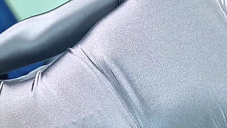POV Elena Clark Zentai Catwomen Masturbation