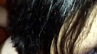Big Cock Guy Fucks Small Tit Latina Before Her Bath