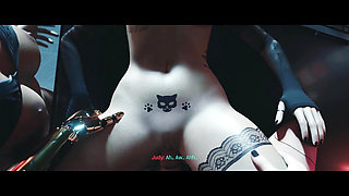 Cyberpunk 2077 Cyberfuck by Nikovako (animation with Sound) 3D Hentai Porn
