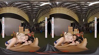 Horny gym trio gets hard cardio pump on your big dick