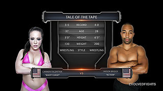 Carmen Valentina vs Jaxson Briggs - Jaxson Delivers A Deep BBC Fuck