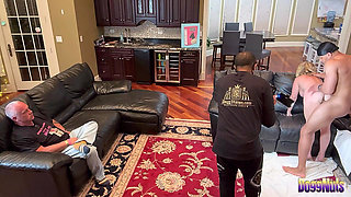 Doggnuts Cam 2 - Cuckold Watches Pounding by BBC Half Wife's Age