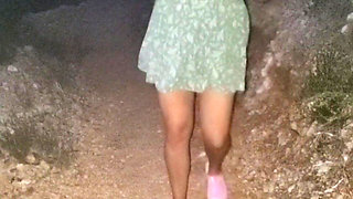 Skinny Dipping in the Aegean Sea in Greece at Night!