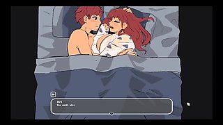 Taboo Hentai Game - Step Sister First Time Handjob - Spooky Milk Life Ep.14