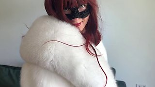 Hardcore fucking a cyber doll in fur coat. Sex doll Anal fuck, double penetration, extreme deepthroat