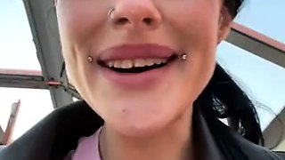Melissa_crazy pussy and boobs in public