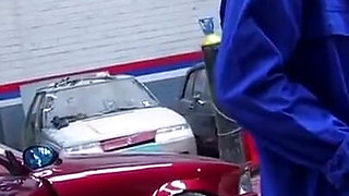 Local skank ass drilled in the chop shop