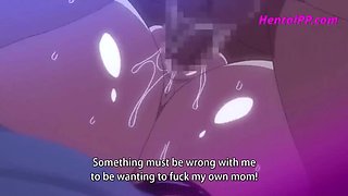 Wild Brunette Stepmom Gives Hardcore Blowjob - Anime Sex