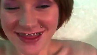 Interracial Porn with Faith Daniels an 18-year-old Tattooed Slut Wants a Big Black Cock and Slurp Cum