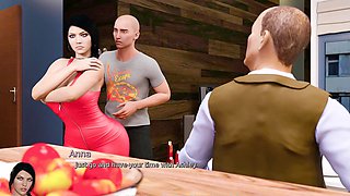 Anna's seductive Passion - steamy sexual episodes #9 Desire with Neighbor - interactive 3d adventure