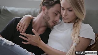Guy makes gf seduce stepmom for a 3some