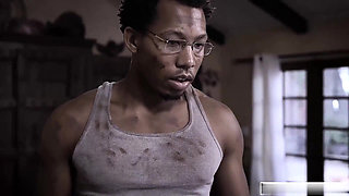 Hot Blonde Get into It with The Ebony Family Helper