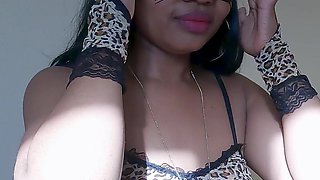 Black Teen in Leopard