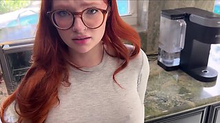 Playful Redhead Stepdaughter in a Steamy POV Encounter