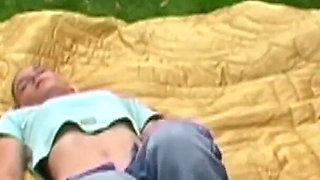 Cute punk- Style babe fucked outside