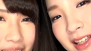 Subjective! Lesbian Appreciation Club Double Virtual Lesbian Tongue Kissing: Niina Fuji and Kurumi Tamaki