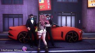 Welcome Home Gift - Big-tittied Slut For The Whole Gang - 3D