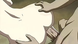BDSM anime teens enslaved for businessmens pleasure
