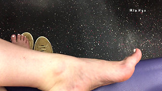 My pretty feet outdoors