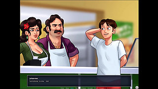 summertime saga - Jenny is pregnant again ... Odette had twinnies ... Johannes played spin the bottle with the ladies.