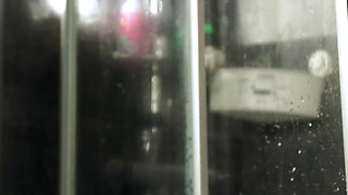 Maid Strips Naked Cleaning Shower - Boss Joins for Wet Rough Fuck!
