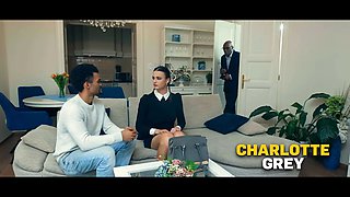 Daddy4k. hardcore fuckslut dressed as wednesday is fingering to get daddy's Big Black Cock