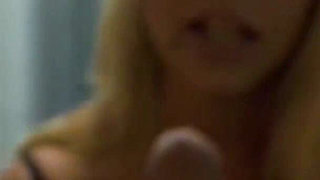 Mean MILF ends her evening jerking off a big dick