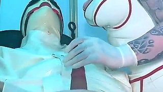 Latex Medical Procedure: Bound, Urethral Play, and Drained