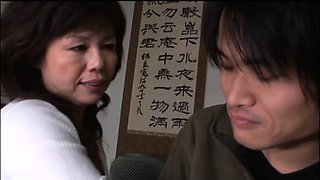 mother son - japanese milf suck