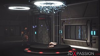Mate's extreme deepthroat sex by 3DXPassion