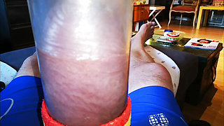 Cuming While Pumping in My Biggest Cocktube