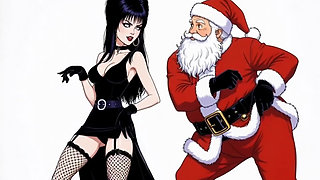 Krampus Stuffed a Butt Plug Into Elvira, the Mistress of Darkness' Ass, and Brought Her to Orgasm. a Christmas Porn Story