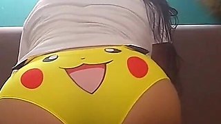 The Pikachu Fan Girl Is Very Hungry for Cock and Wants Your Cum on Her Face