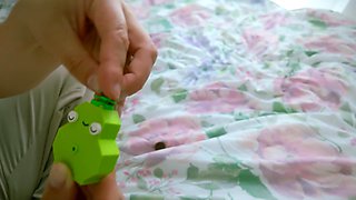 Hot busty blonde with giant tits gets fucked doggystyle and recieves a cumshot on her pussy