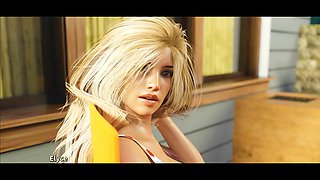 Hentai fun with a big booty and wild cartoon action