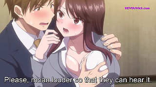 Loud Moans from the Other Side of the Wall: After Work, Passion with the Boss Becomes Unstoppable(Hentai)