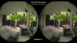 Steamy Shower Masturbation - StasyQVR