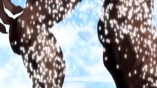 Busty anime teen licked out