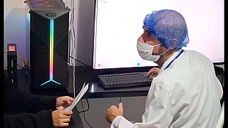 Made Patient Cum and Pee