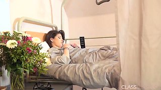 Blonde Teen Caught Masturbating by Sexy Lesbian Nurse - Pussy Licked & Fingered Hard