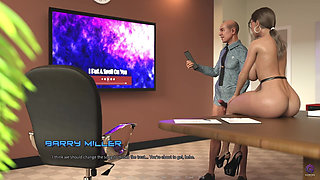 Hot Cheating Wife Fucks Her Client to Keep the job deal - 3D Hentai Game - the office