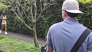 Been on a long motorbike ride together and got real horny for another ride