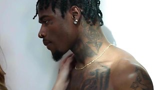 Hot Babe Eats Big Assed Blonds Pussy in a Wet Shower Frenzy