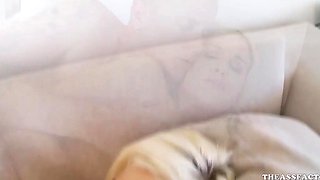 Beach Blonde Buttfuck - POV Vacation anal in the hotel room with cumshot